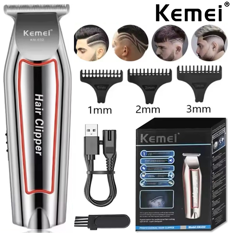 Men'S Grooming Gift Set - Kemei Professional Hair Trimmer Electric Beard