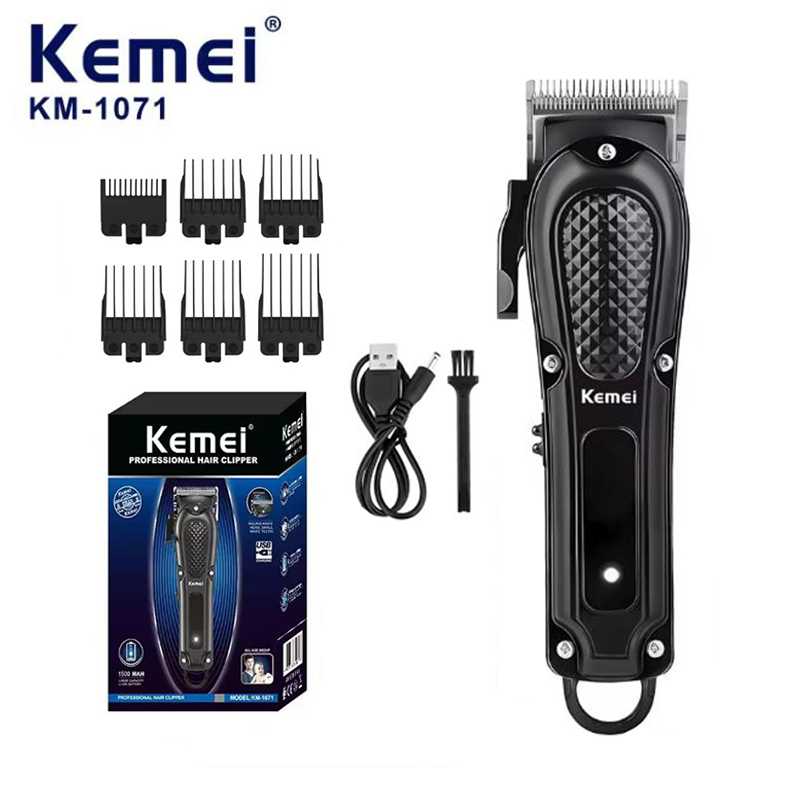 Mens Grooming Tools - Kemei KM-1071 Electric Hair Clipper UBS
