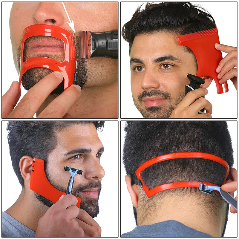 2/4Pcs Men's Beard Combs Hair  - огляд і ціна Mens Grooming Tools
