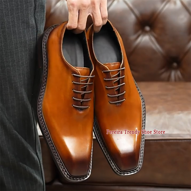 Men's Business Dress Shoes Squ - огляд і ціна Men'S Grooming Oxford