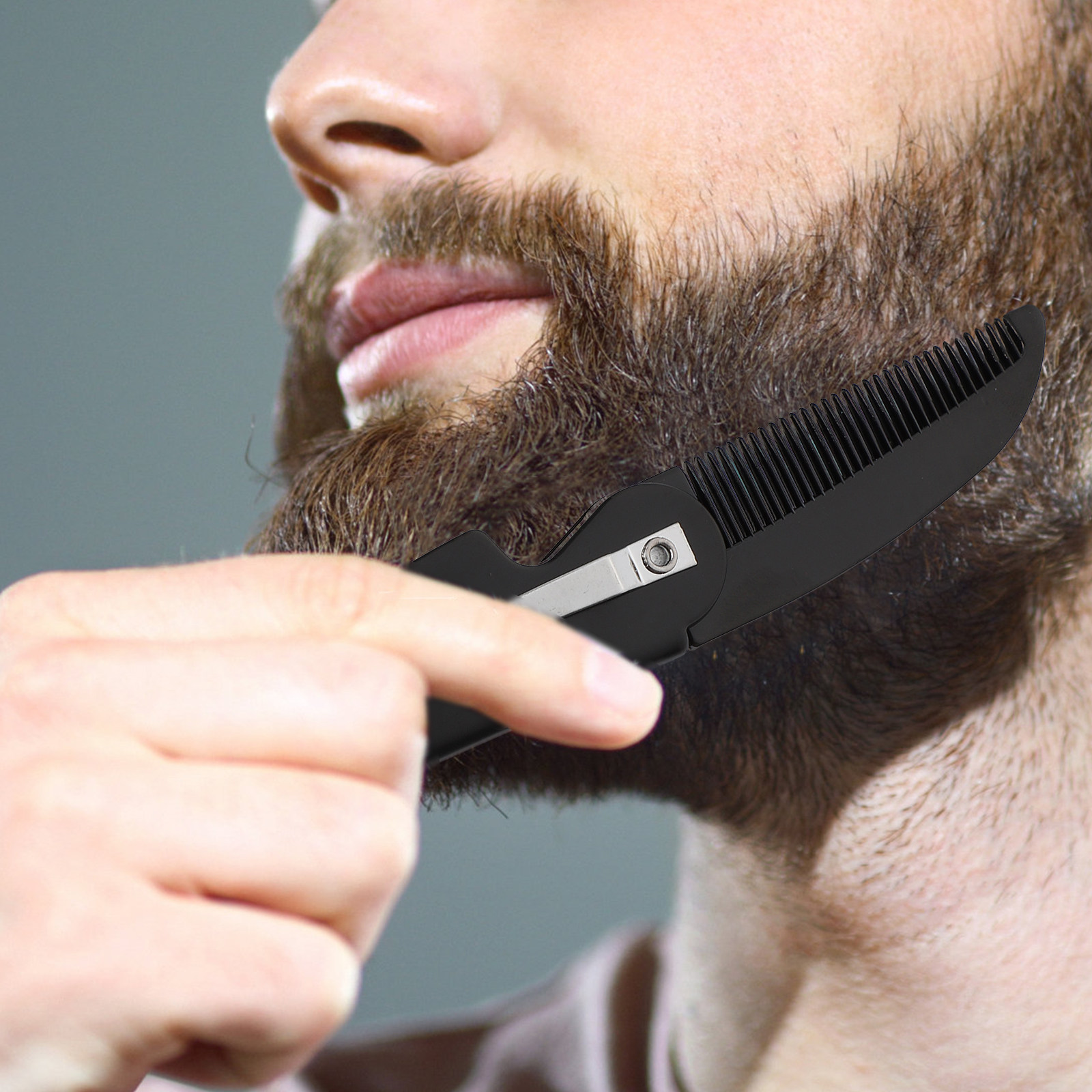 4Pcs Folding Beard Comb for Me - огляд і ціна Mens Grooming Tools