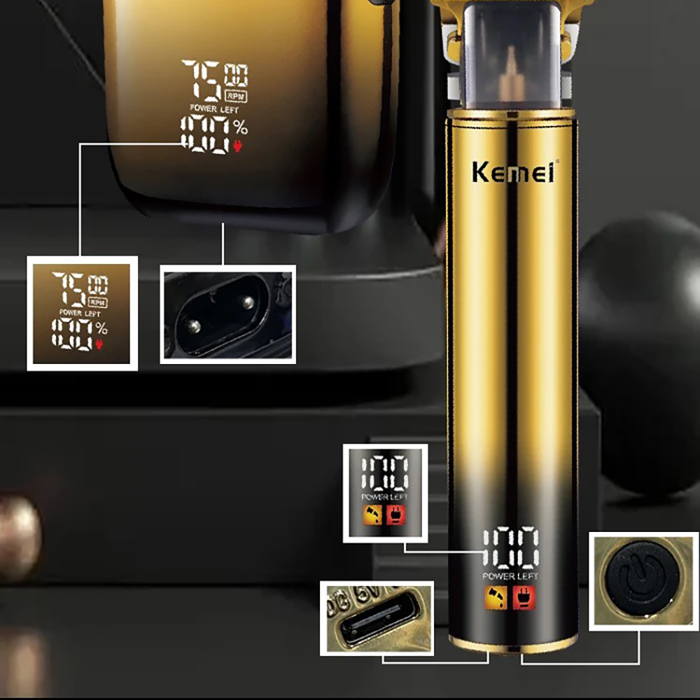 Kemei Hair Trimmer Electric Ra - огляд і ціна Men'S Grooming Gift Set