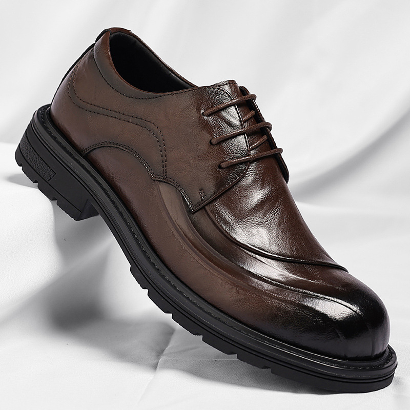 Brown Burnished Genuine Leathe - огляд і ціна Men'S Grooming Oxford