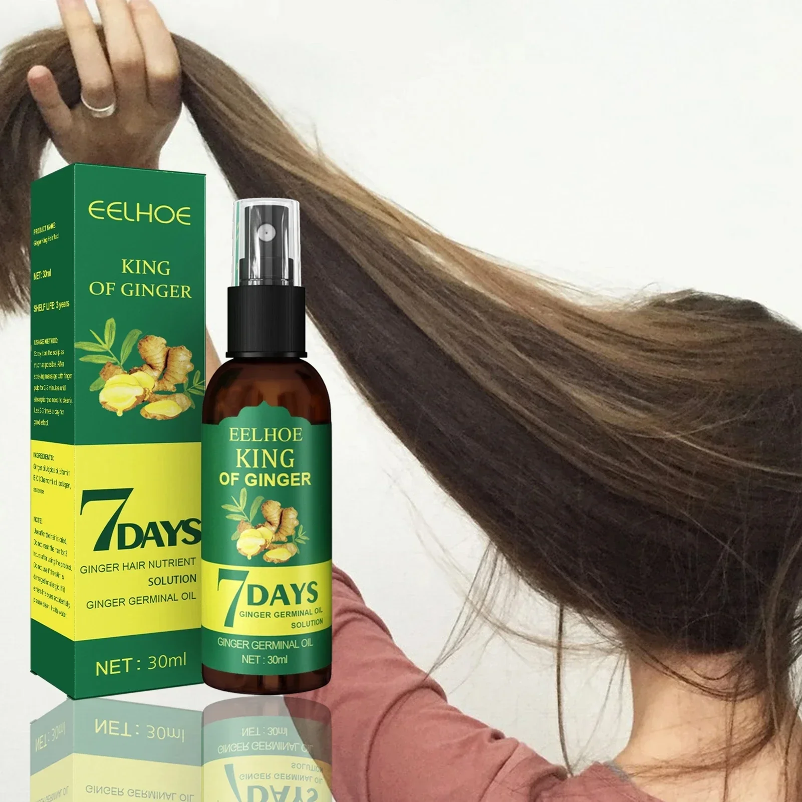 2024 Ginger Hair Growth Serum  - огляд і ціна Ingrown Hair Serum