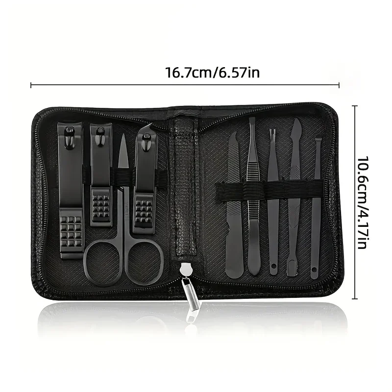 9 Piece in 1 Manicure Set Pedi - огляд і ціна Men'S Grooming Gift Set