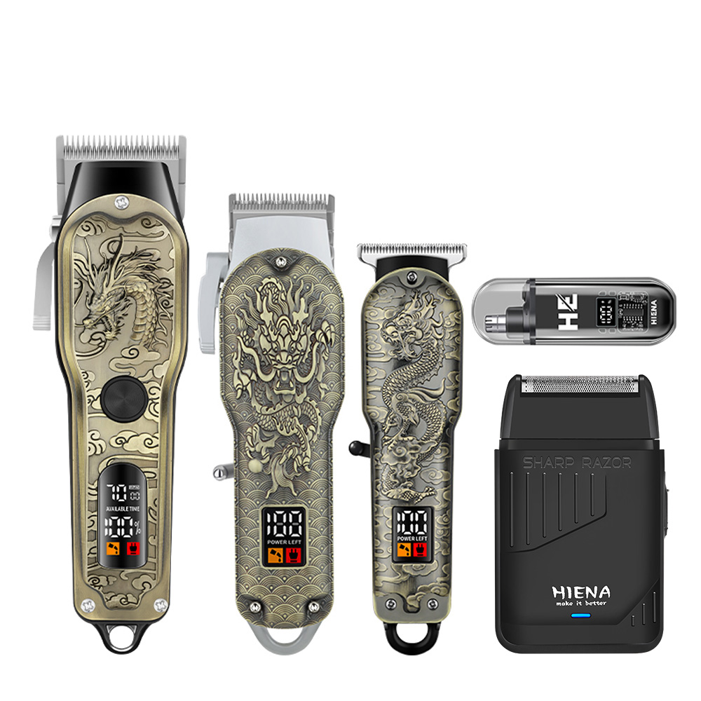 HIENA 5pcs Professional Hair C - огляд і ціна Men'S Grooming Gift Set