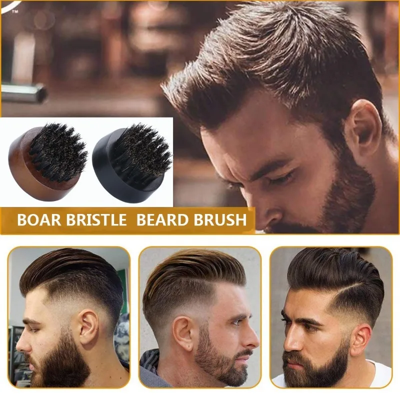 Beard Brush Man Boar Bristles  - огляд і ціна Mens Grooming Tools