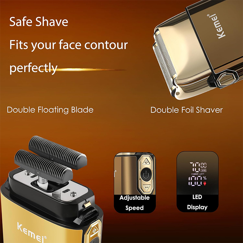 Kemei KM-TX10 T9 Hair Trimmer  - огляд і ціна Men'S Grooming Gift Set