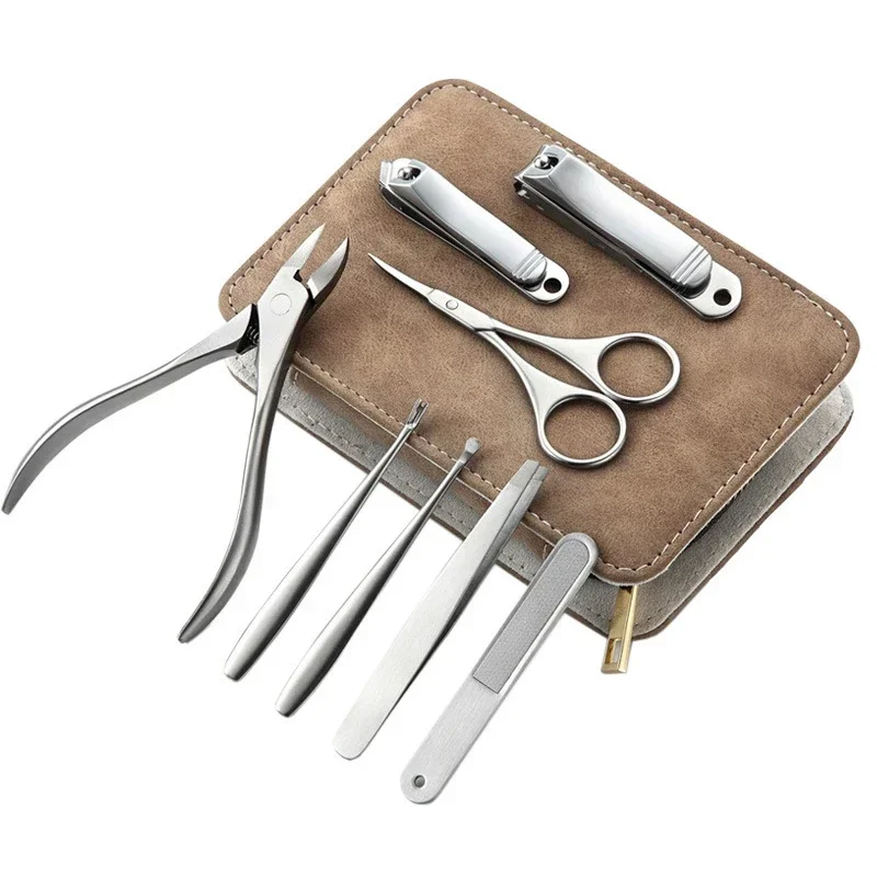 8/12pcs Professional Manicure  - огляд і ціна Men'S Grooming Gift Set