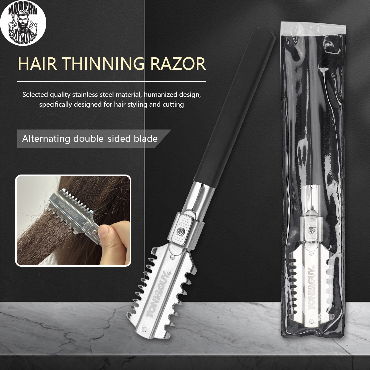Salon Double-Edge Shaving Hair - огляд і ціна Mens Grooming Tools