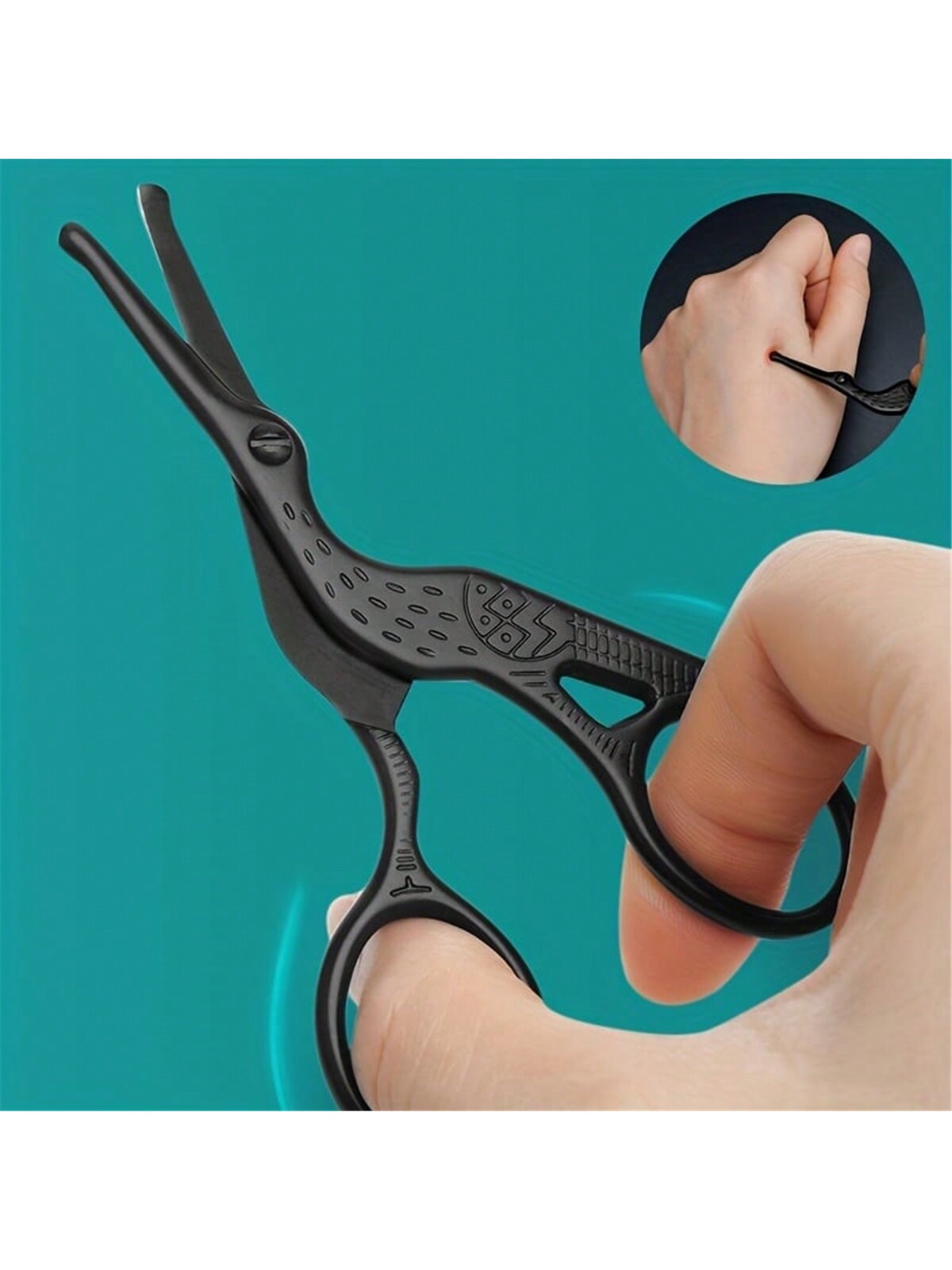 Nose Hair Scissors, Stainless  - огляд і ціна Nose Hair Trimmer