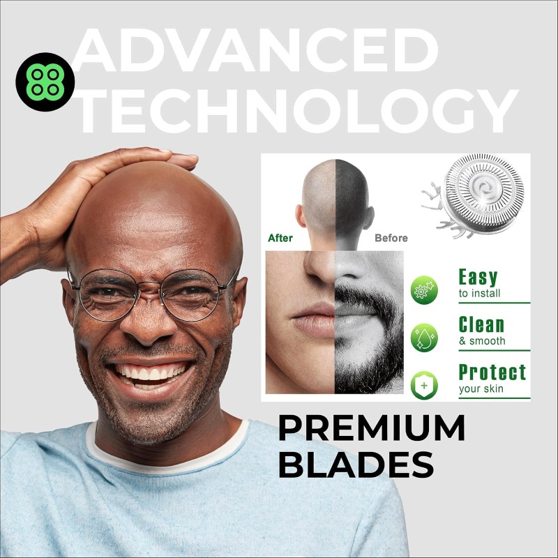 Shaver Replacement Heads for S - огляд і ціна Men'S Grooming Shaver